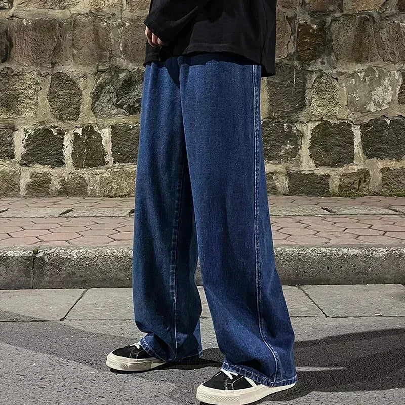 Men's Korean Style Loose Streetwear Jeans