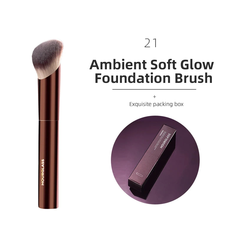 Hourglass Series Premium Face & Eye Makeup Brushes