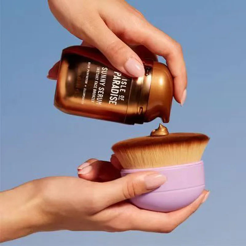 Big Purple Foundation & Soft Glow Blush Brush