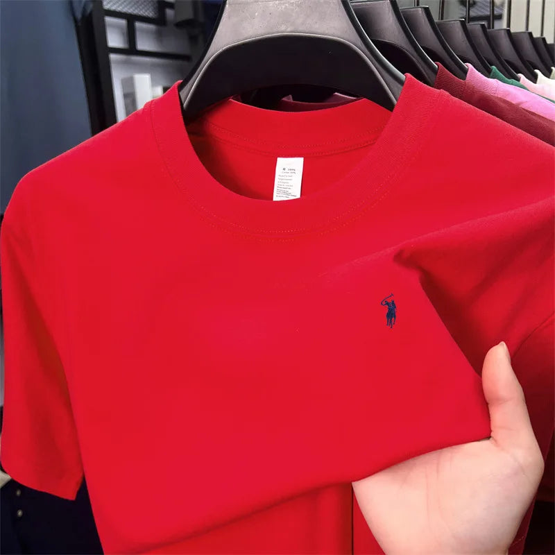Paul Pony Premium Cotton Embroidered T-Shirt