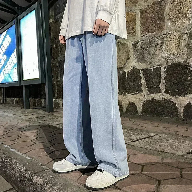 Men's Korean Style Loose Streetwear Jeans