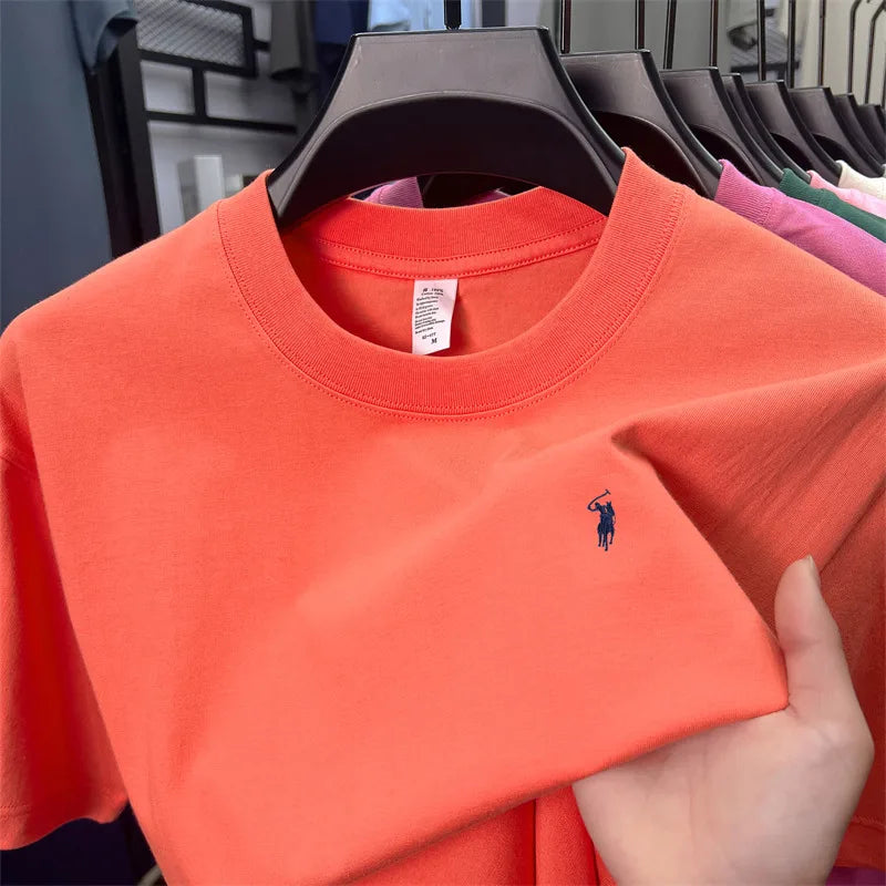 Paul Pony Premium Cotton Embroidered T-Shirt