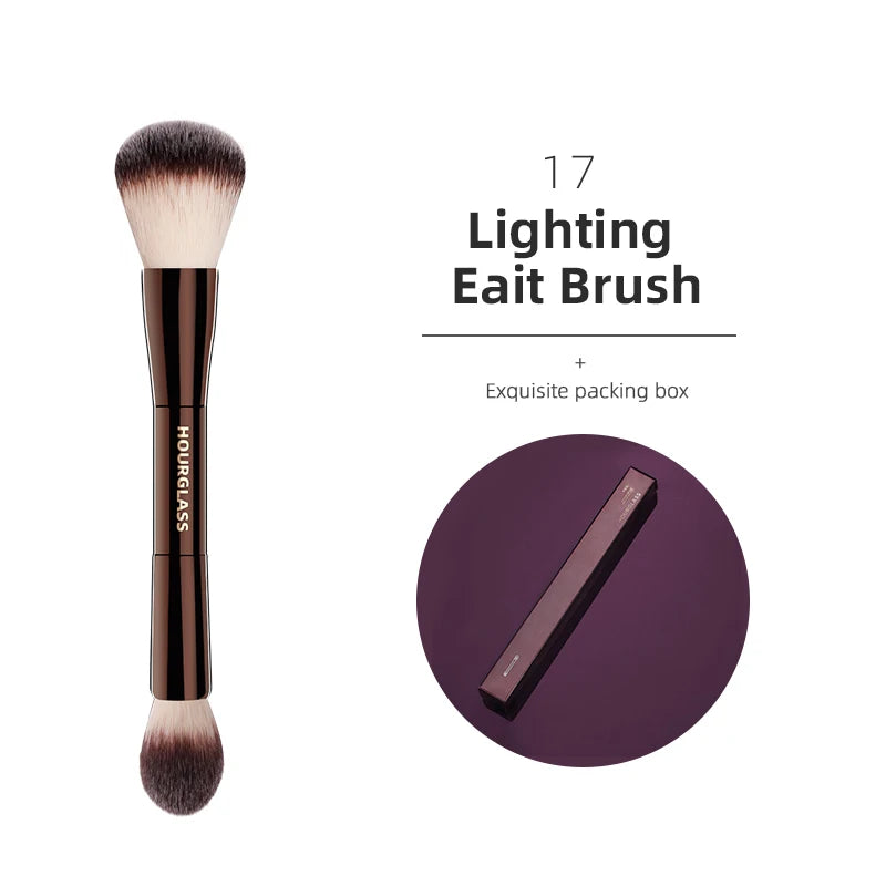 Hourglass Series Premium Face & Eye Makeup Brushes