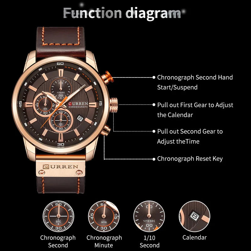 CURREN Men's Military Sport Watch