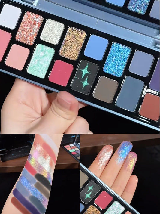 Qianyan  16-Color Luxury Eyeshadow Palette