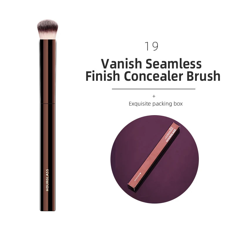 Hourglass Series Premium Face & Eye Makeup Brushes
