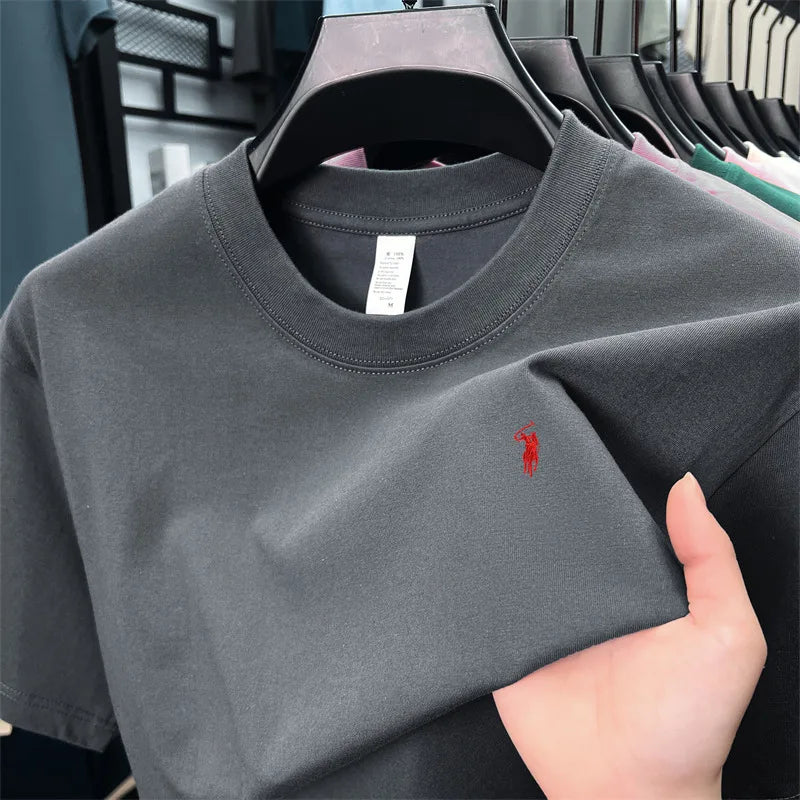 Paul Pony Premium Cotton Embroidered T-Shirt