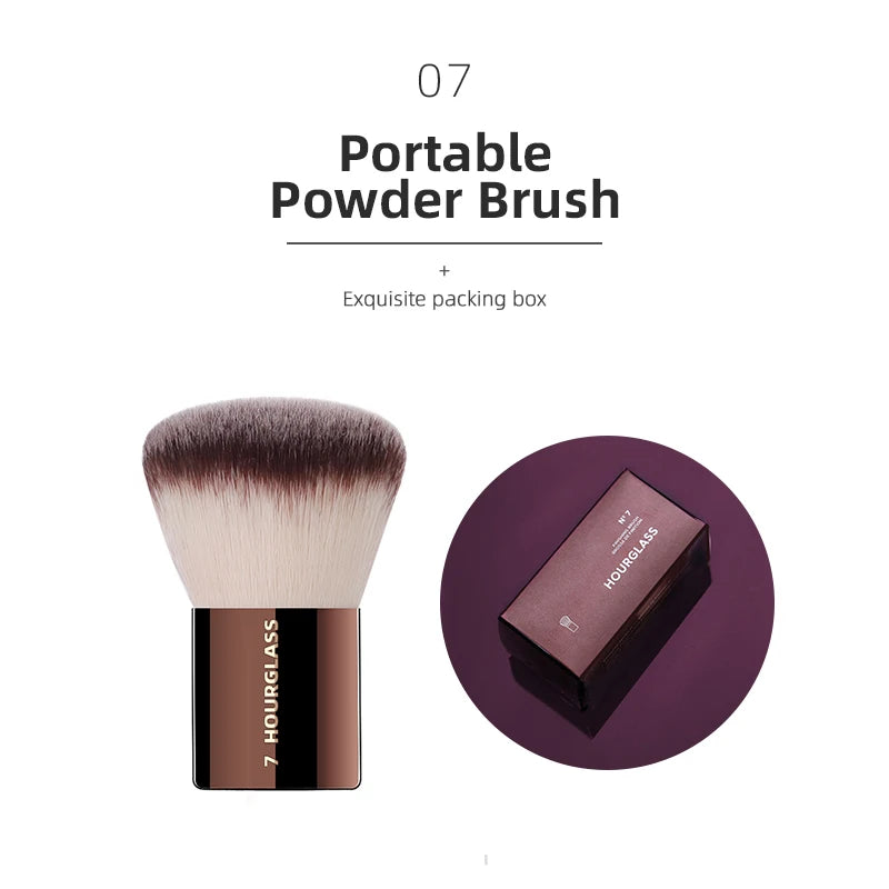 Hourglass Series Premium Face & Eye Makeup Brushes