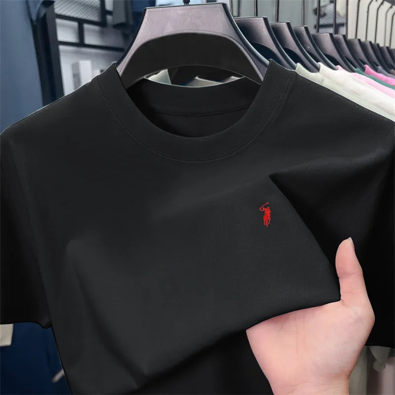 Paul Pony Premium Cotton Embroidered T-Shirt